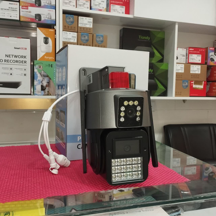 دوربین سیمکارتی دو لنز چرخشی آژیردار مدل 2811A